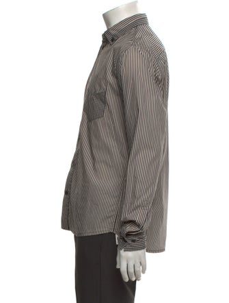 Bottega Veneta Signature Logo Striped Shirt