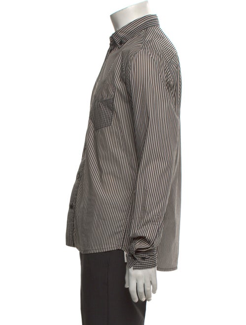 Bottega Veneta Signature Logo Striped Shirt