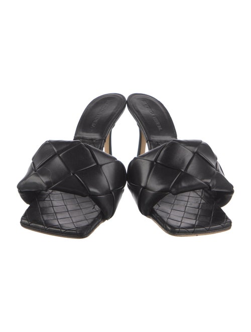 Bottega Veneta Intrecciato Weave Leather Slides