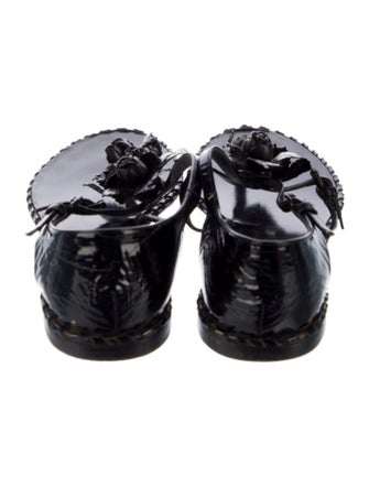 Bottega Veneta Patent Leather T-Strap Sandals