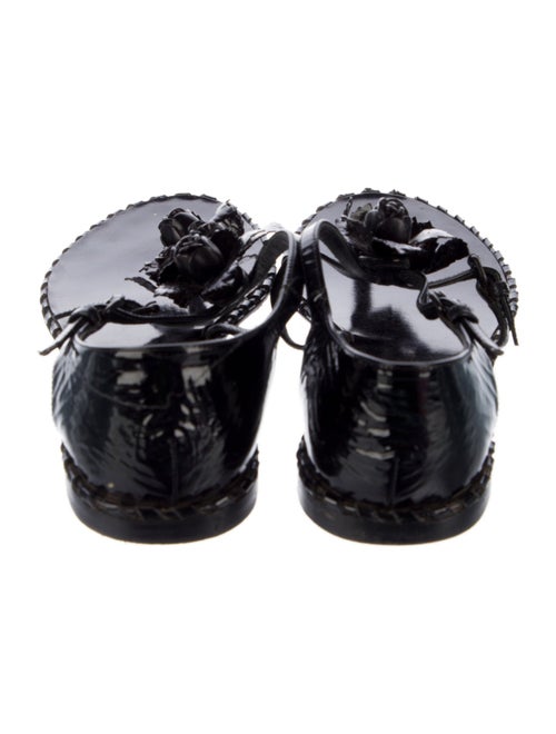 Bottega Veneta Patent Leather T-Strap Sandals