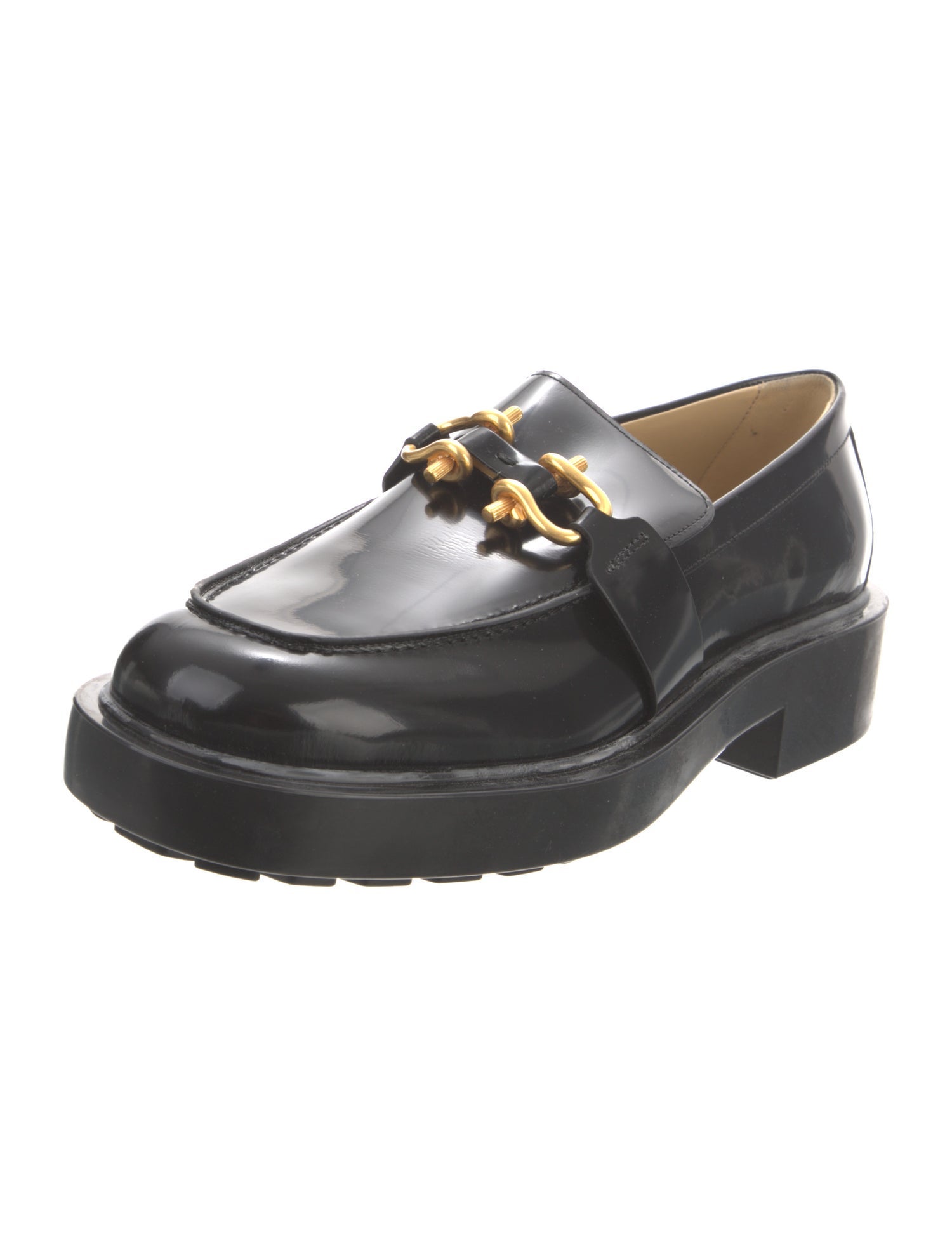 Bottega Veneta Patent Leather Loafers