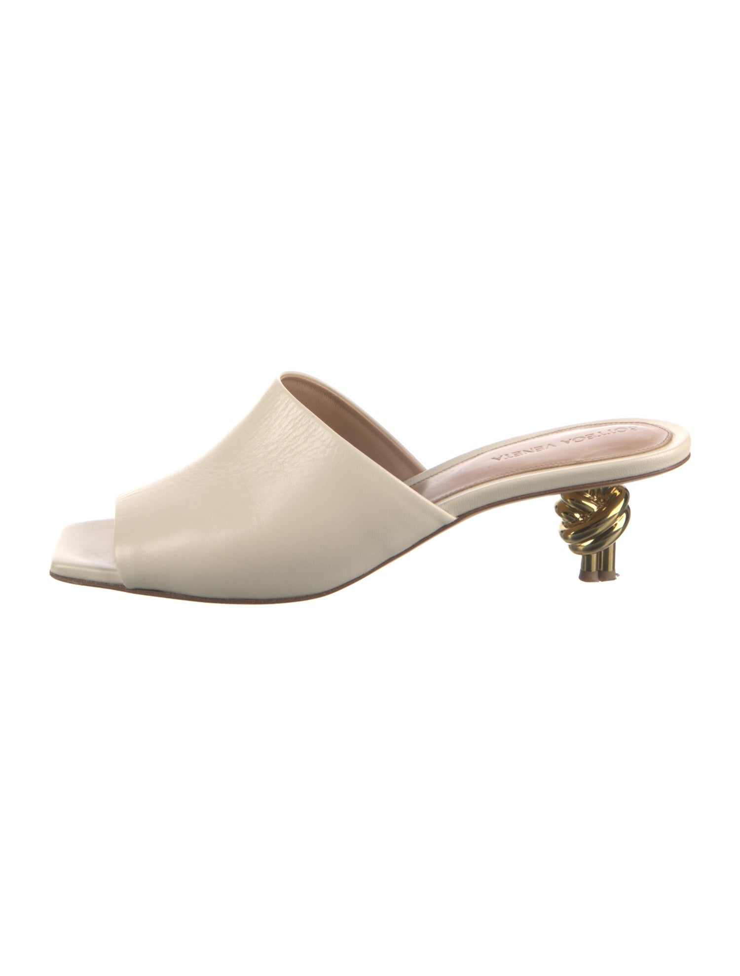 Bottega Veneta Leather Slides