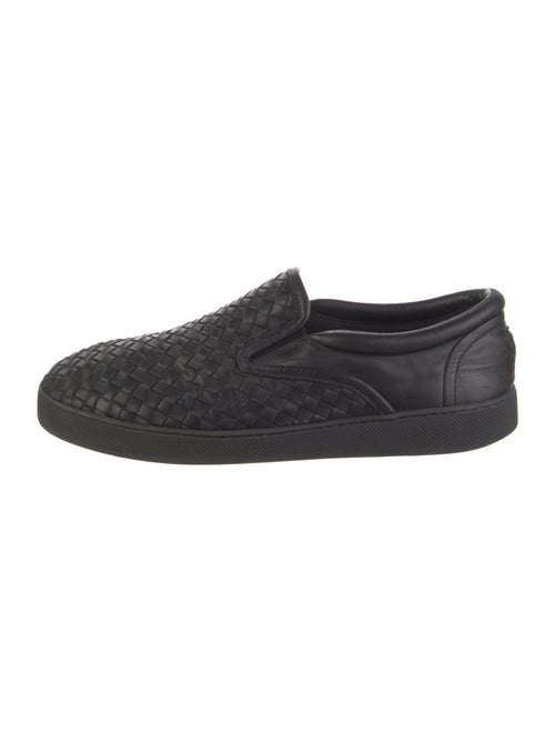 Bottega Veneta Intrecciato Weave Leather Loafer Sneakers