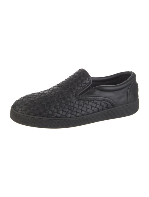 Bottega Veneta Intrecciato Weave Leather Loafer Sneakers