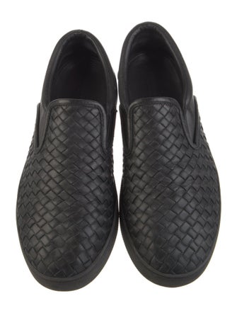 Bottega Veneta Intrecciato Weave Leather Loafer Sneakers