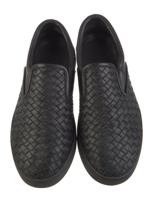 Bottega Veneta Intrecciato Weave Leather Loafer Sneakers
