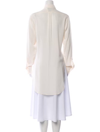 Bottega Veneta Silk Long Sleeve Tunic