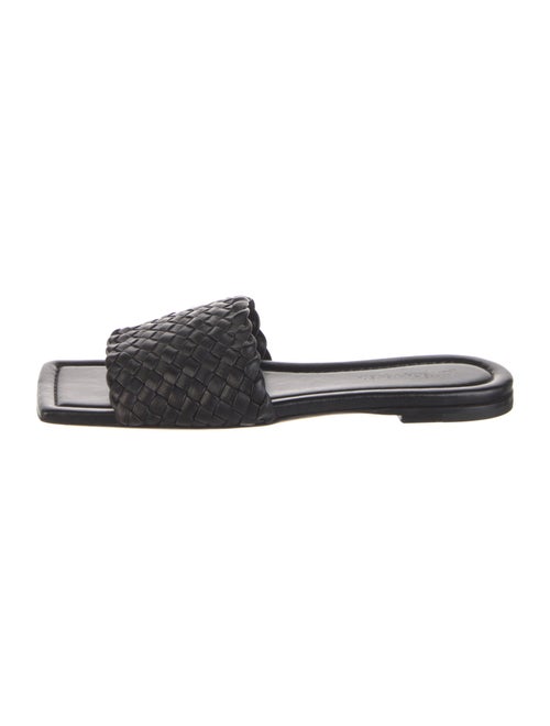 Bottega Veneta Intrecciato Weave Leather Slides