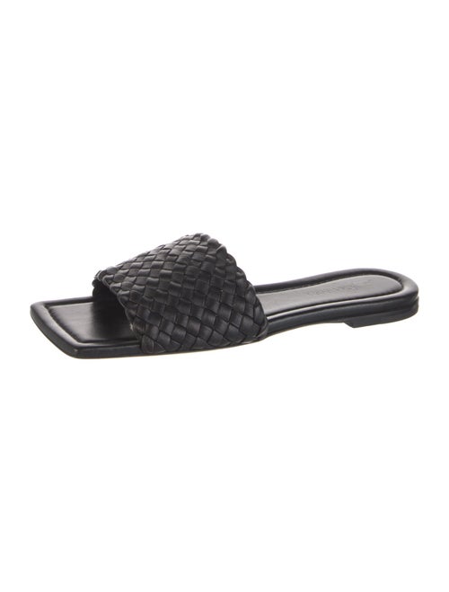 Bottega Veneta Intrecciato Weave Leather Slides