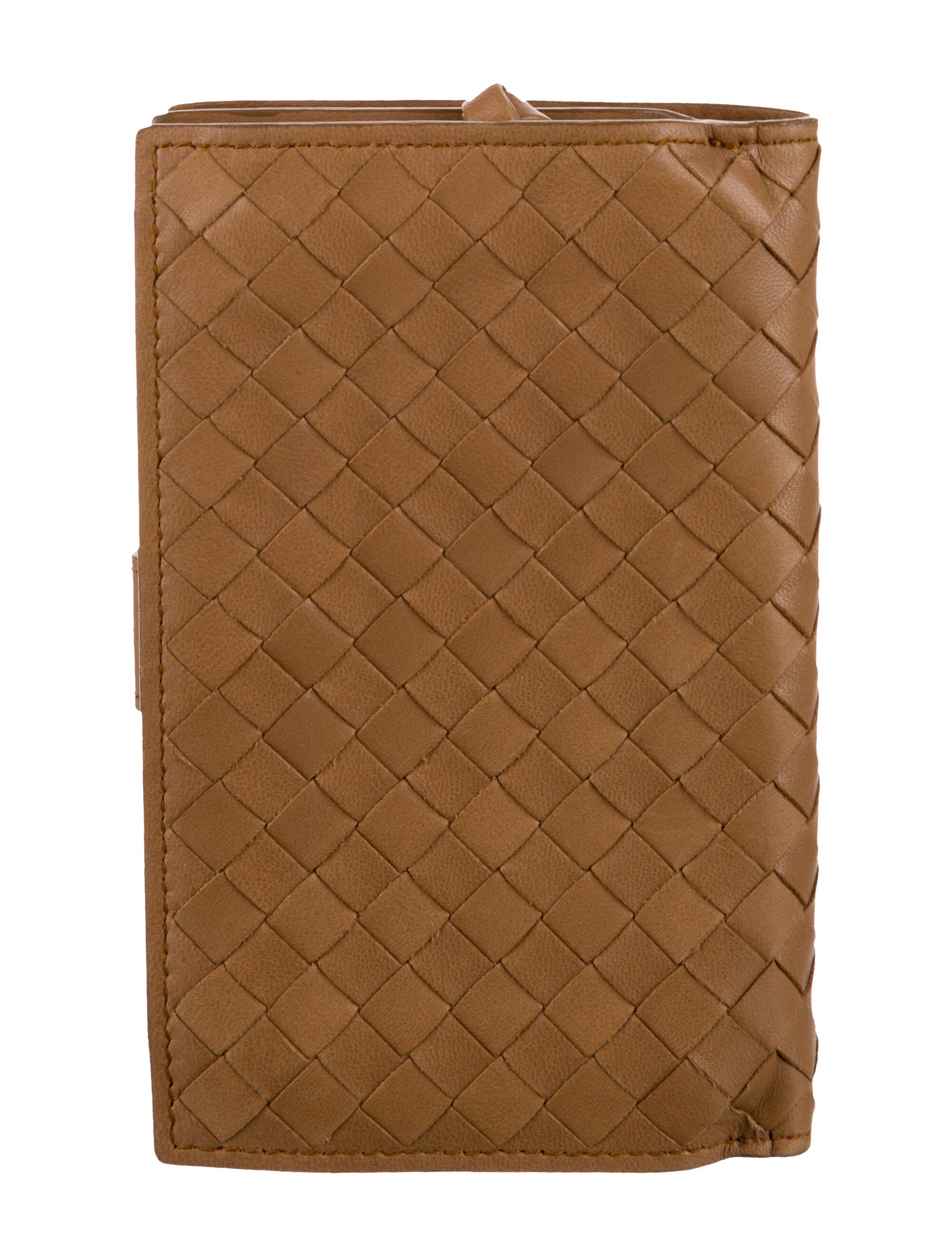Bottega Veneta Intrecciato French Curse Intrecciato Weave Bifold Wallet