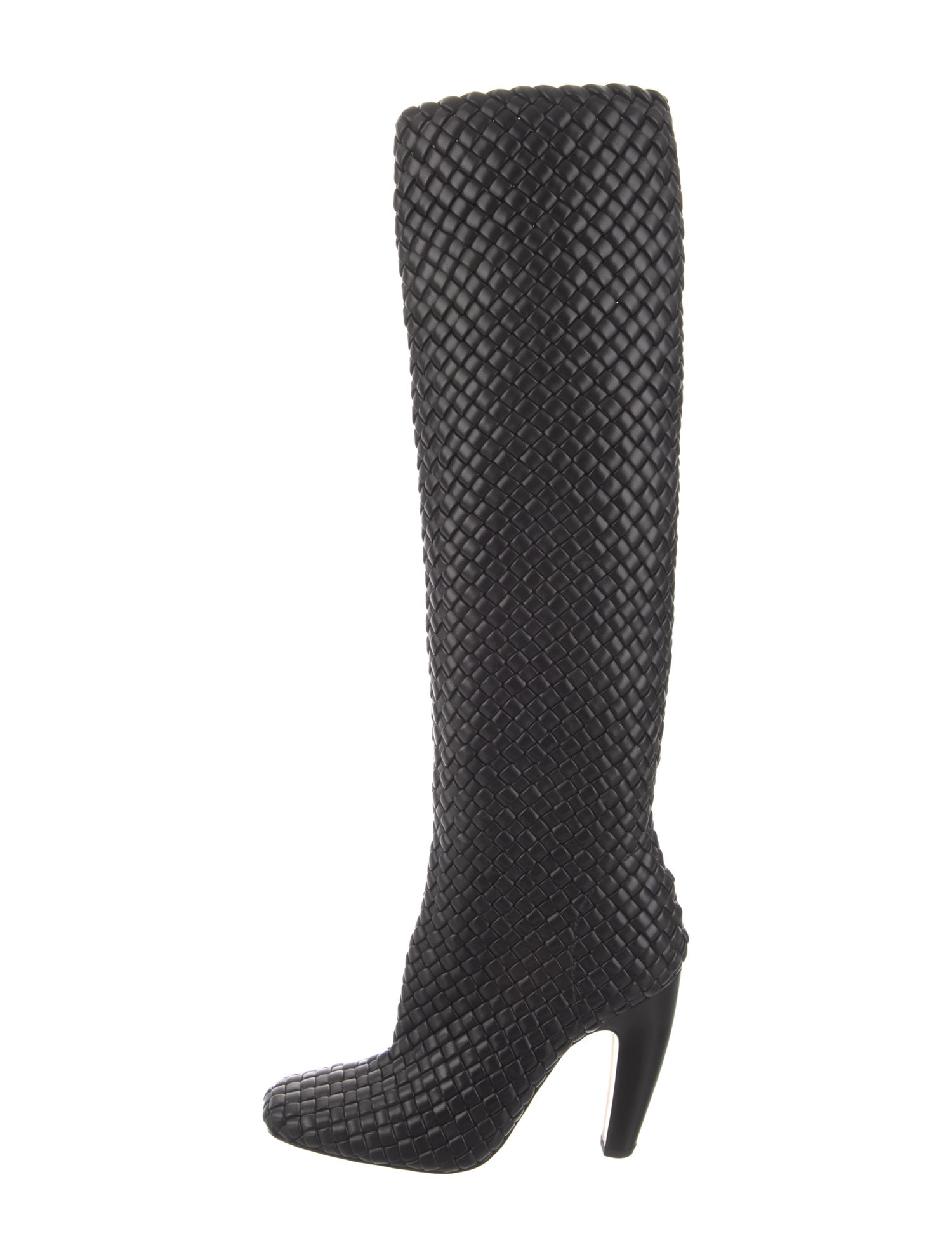 Bottega Veneta Intrecciato Weave Leather Boots