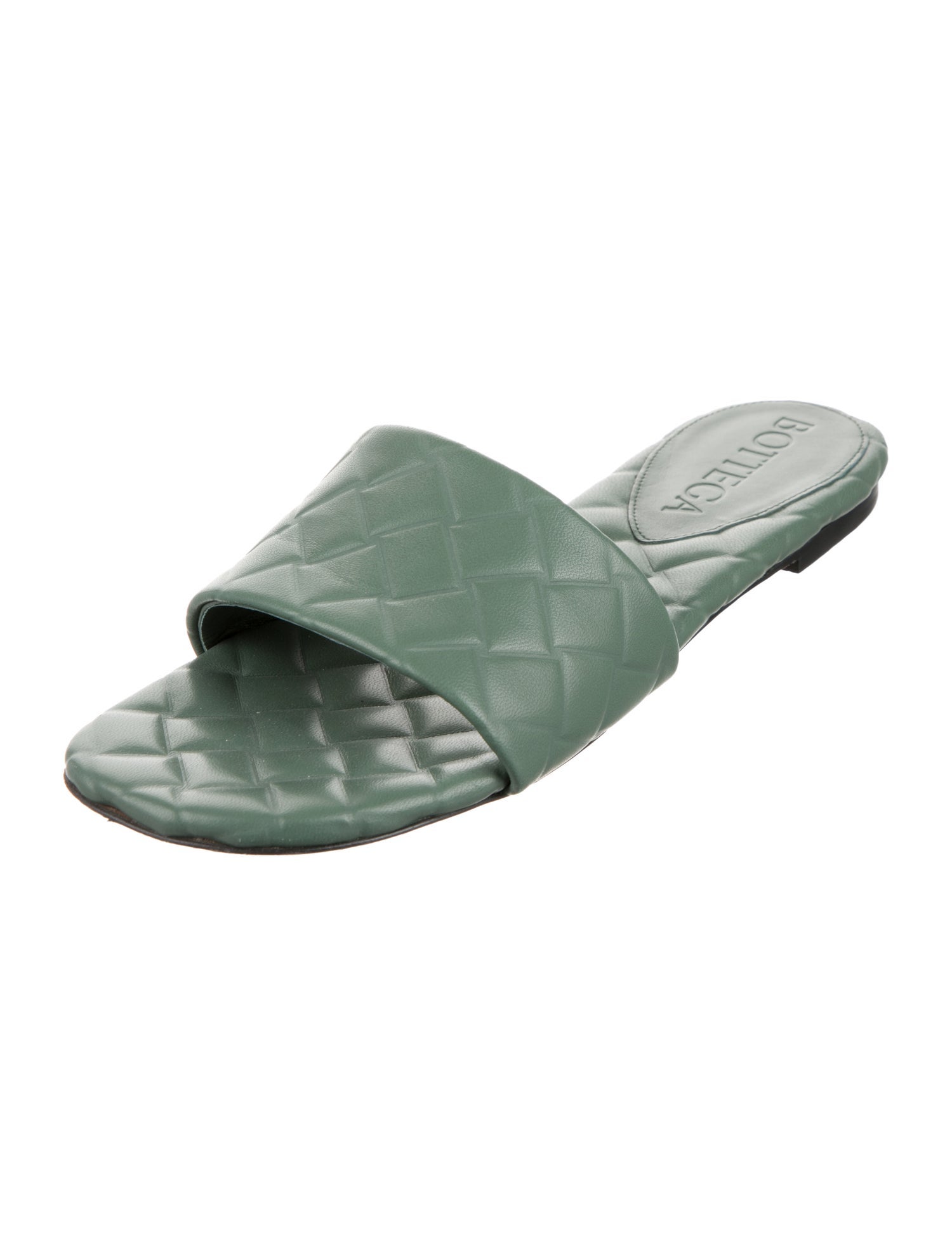 Bottega Veneta Leather Slides