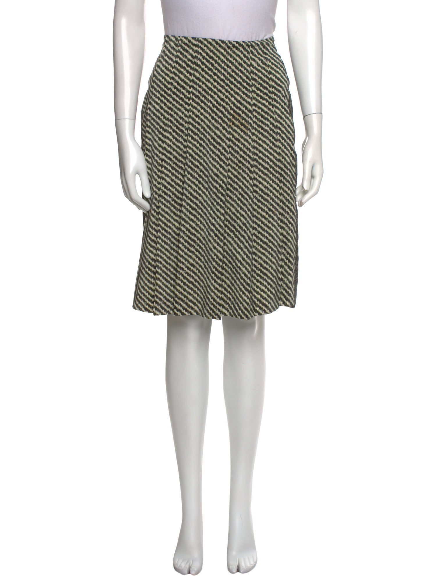 Bottega Veneta Silk Knee-Length Skirt