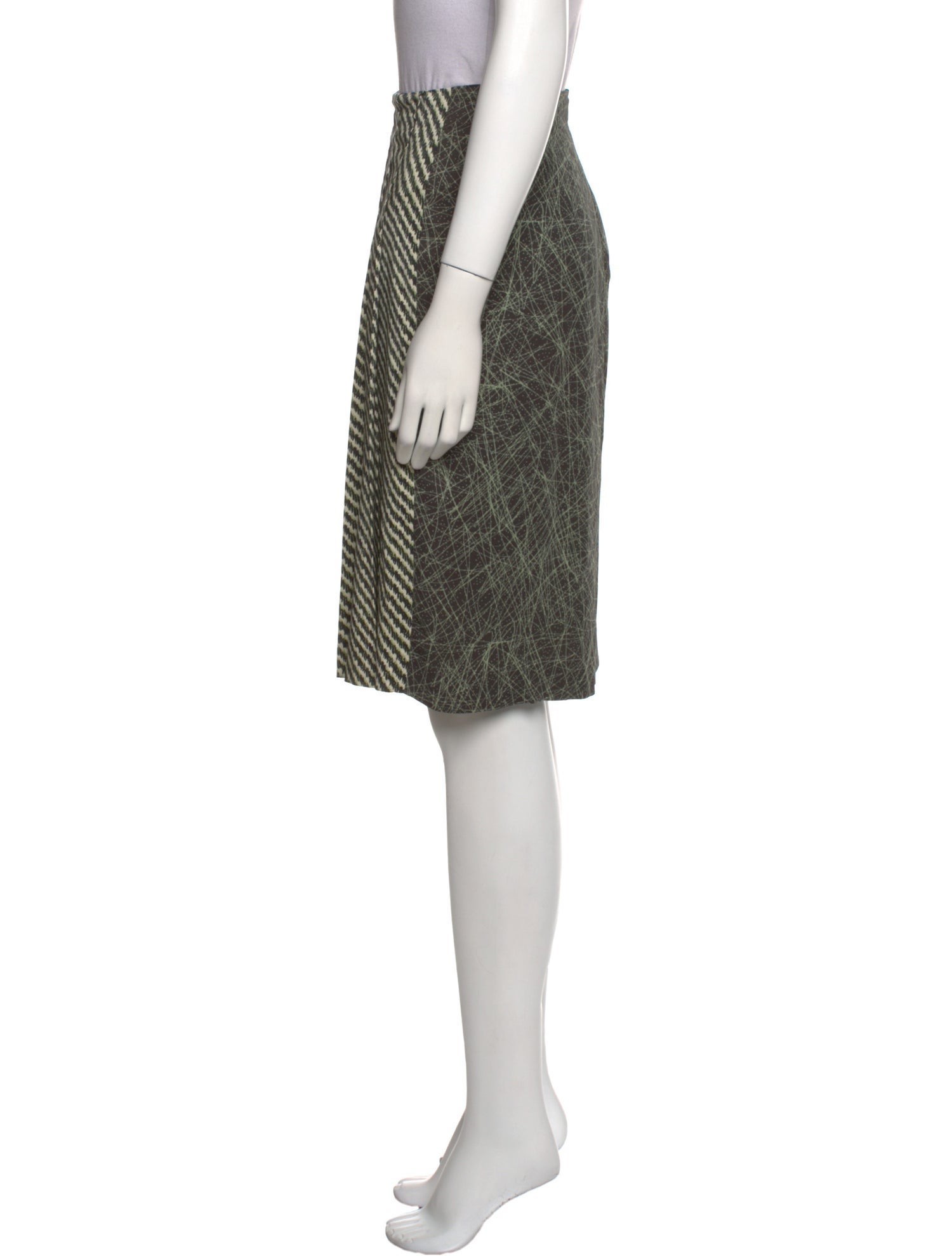 Bottega Veneta Silk Knee-Length Skirt