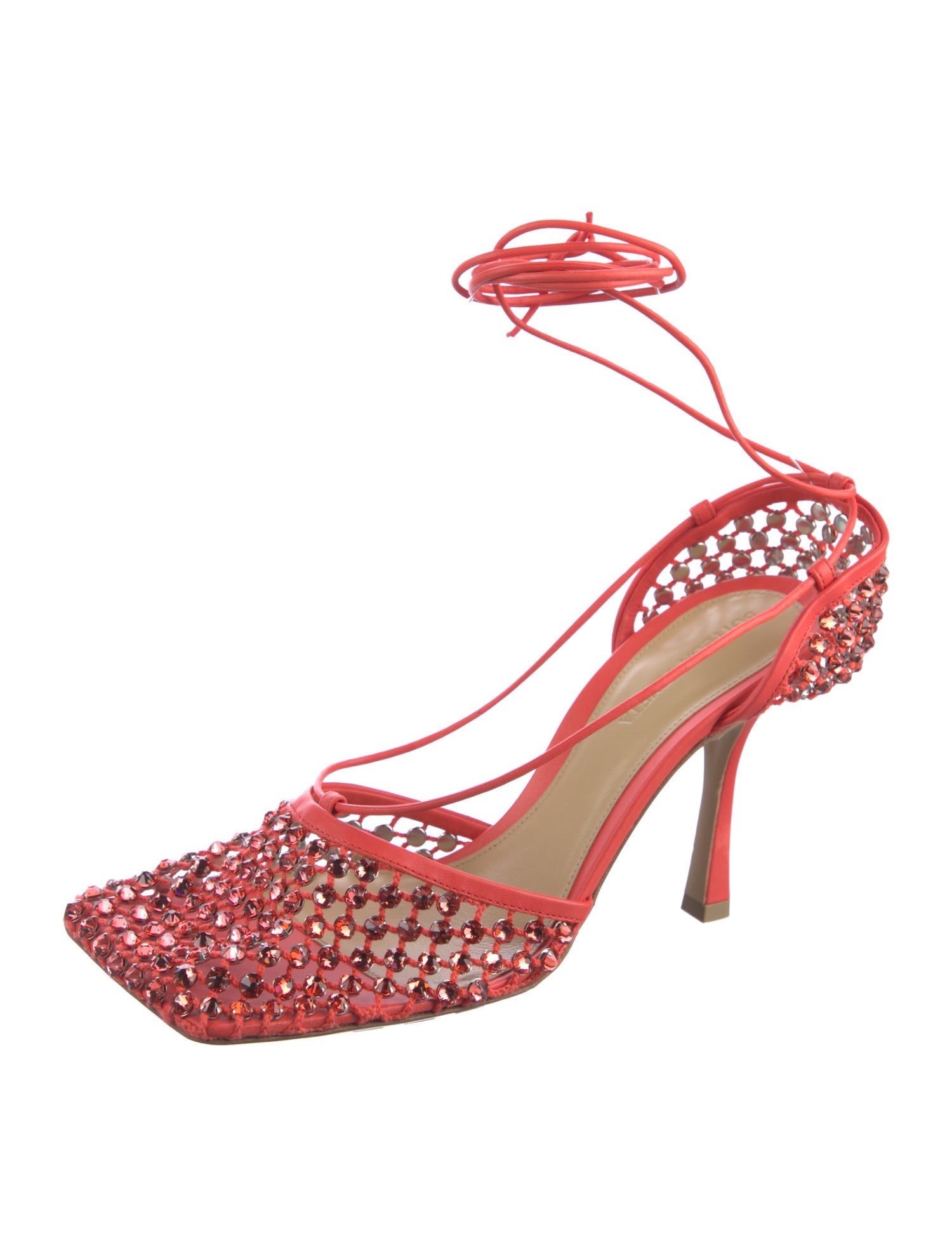 Bottega Veneta 2021 Sparkle Stretch D'Orsay Pumps