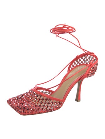 Bottega Veneta 2021 Sparkle Stretch D'Orsay Pumps