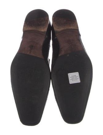 Bottega Veneta Intrecciato Weave Leather Loafers