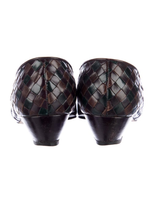 Bottega Veneta Intrecciato Weave Leather Pumps