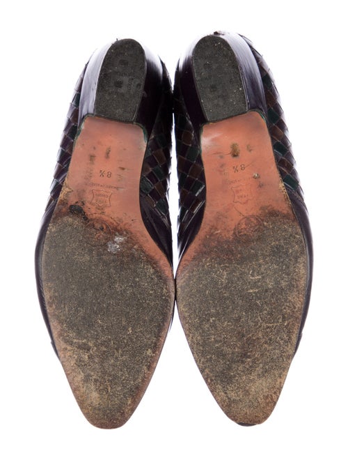 Bottega Veneta Intrecciato Weave Leather Pumps