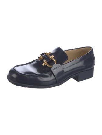 Bottega Veneta Horsebit Accent Patent Leather Loafers