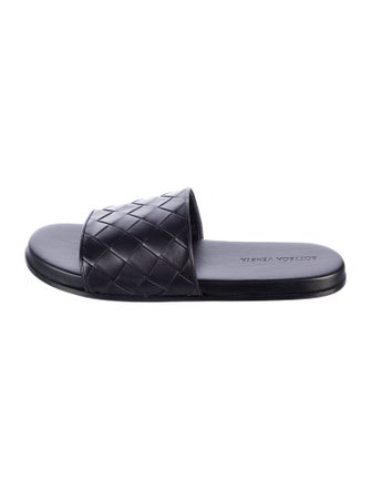 Bottega Veneta Leather Slides