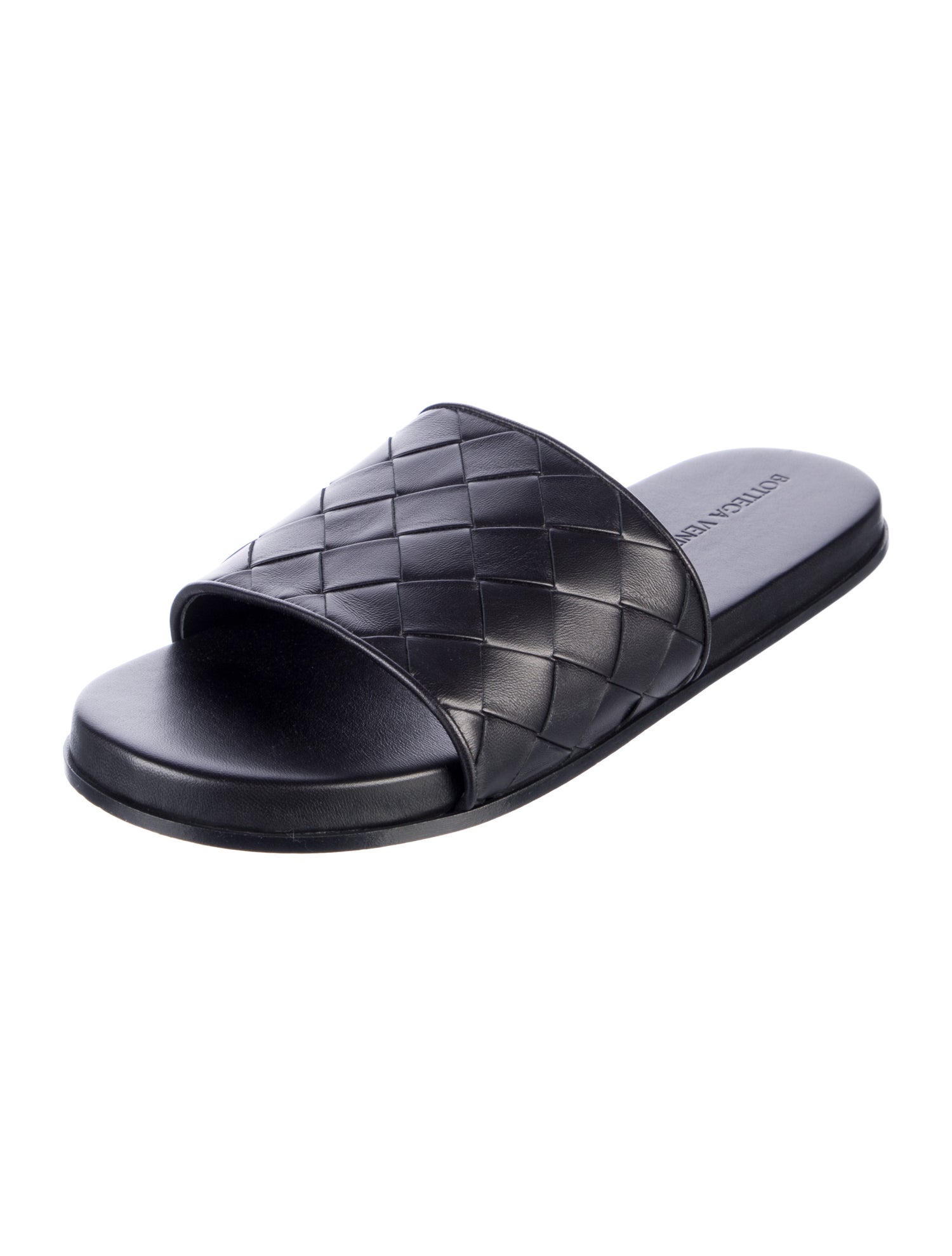 Bottega Veneta Leather Slides