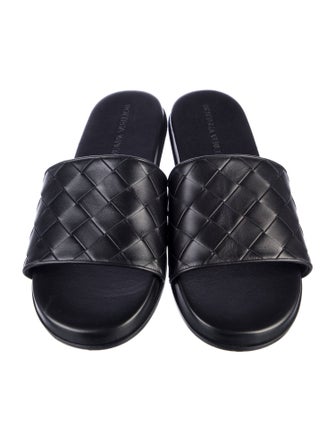 Bottega Veneta Leather Slides