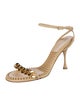 Bottega Veneta Leather Chain-Link Accents Sandals