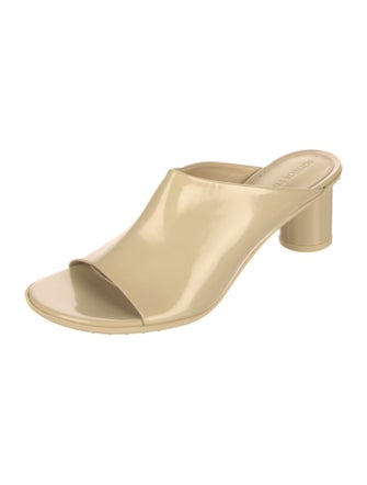 Bottega Veneta Patent Leather Slides