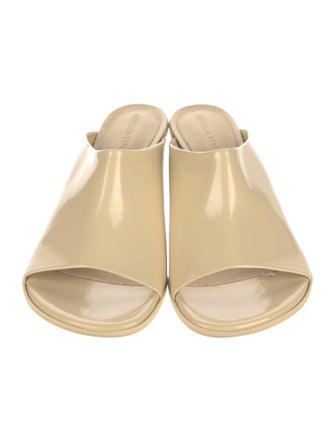 Bottega Veneta Patent Leather Slides