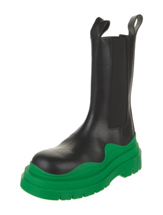 Bottega Veneta Leather Rain Boots