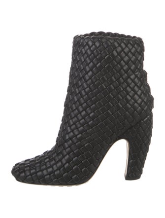 Bottega Veneta Intrecciato Weave Leather Boots
