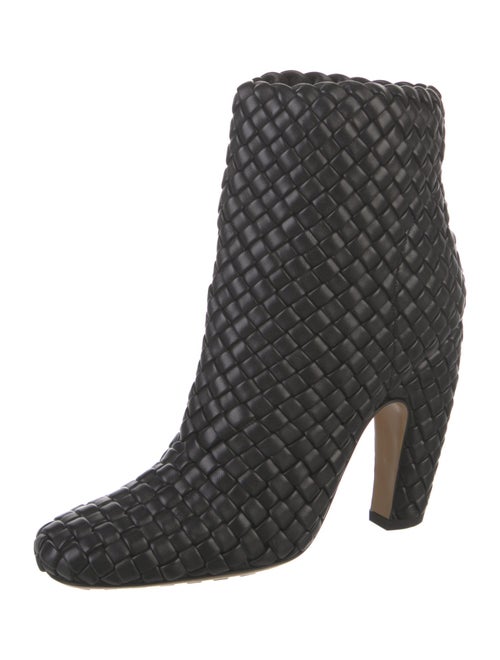 Bottega Veneta Intrecciato Weave Leather Boots
