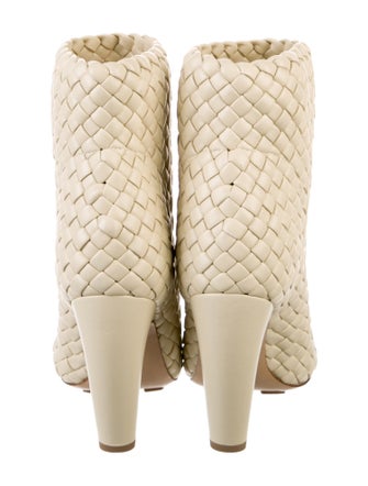 Bottega Veneta Intrecciato Weave Leather Boots