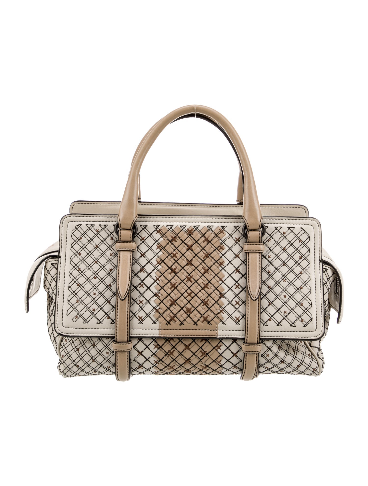 Bottega Veneta Intrecciato Top Handle Bag