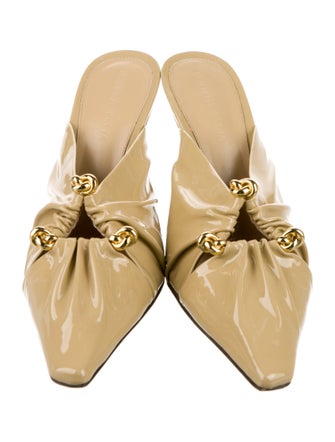 Bottega Veneta Patent Leather Mules