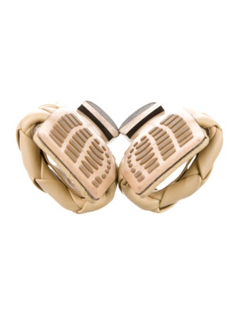 Bottega Veneta Intrecciato Weave Leather Slides