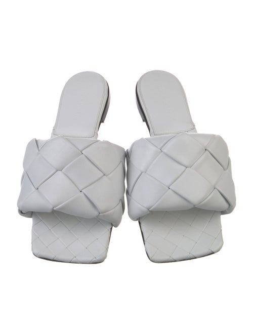 Bottega Veneta Intrecciato Weave Leather Slides