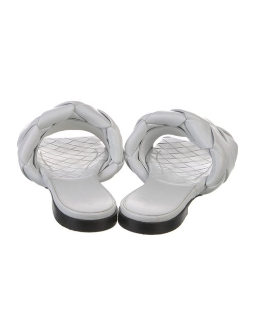 Bottega Veneta Intrecciato Weave Leather Slides