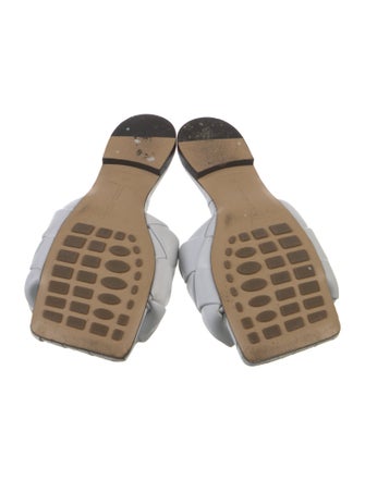 Bottega Veneta Intrecciato Weave Leather Slides