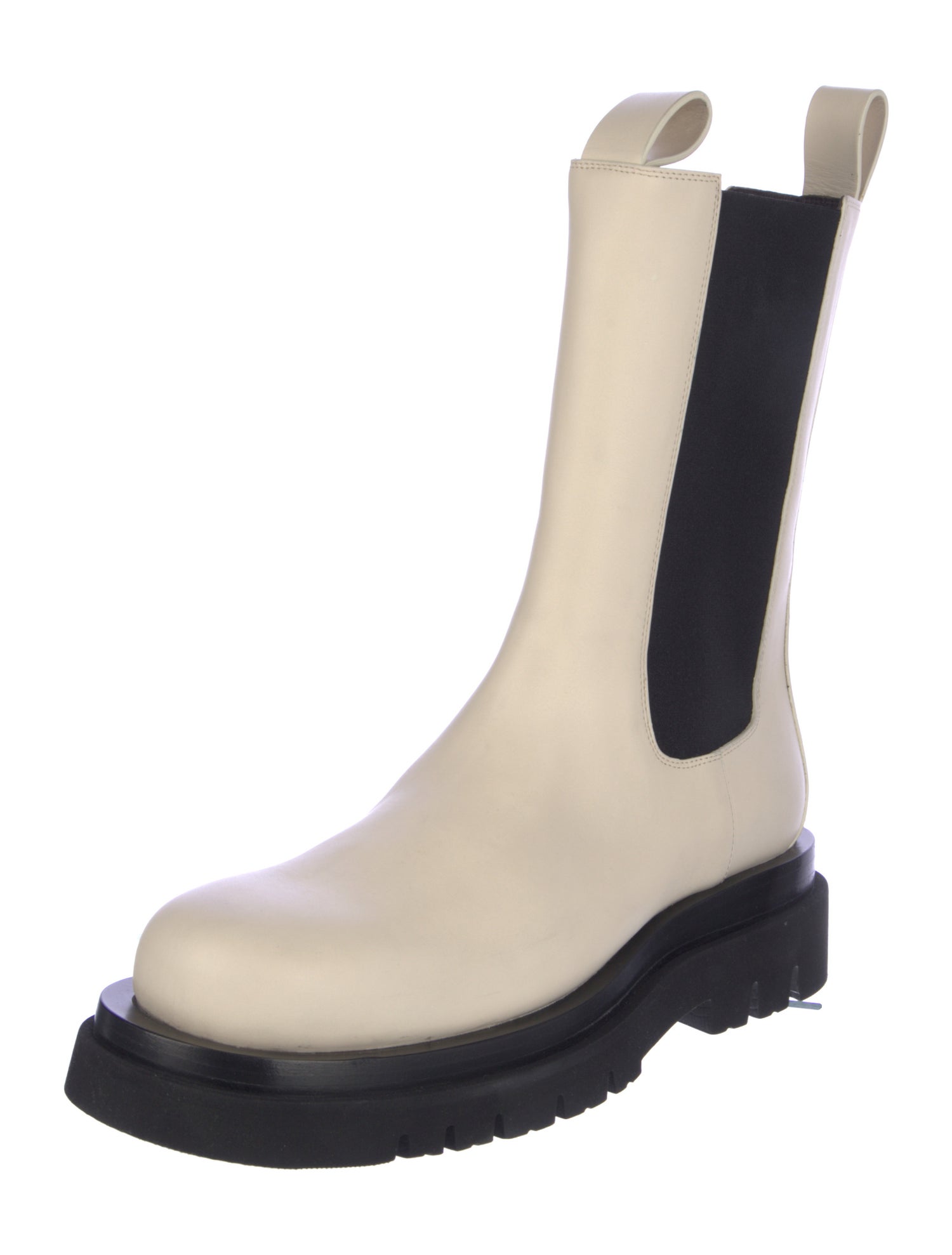 Bottega Veneta The Lug Chelsea Leather Chelsea Boots