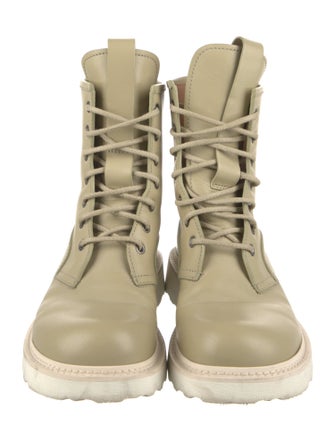 Bottega Veneta Leather Lace-Up Boots
