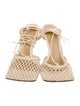 Bottega Veneta Leather Mesh Accents Pumps