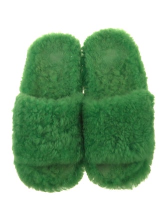 Bottega Veneta Shearling Slides