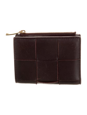 Bottega Veneta Intrecciato Weave Leather Wallet