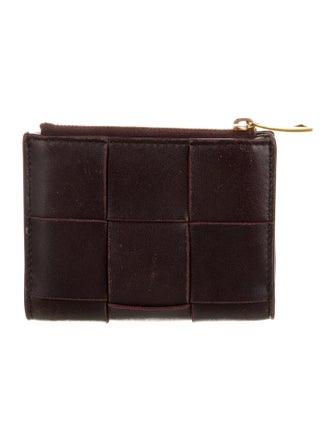 Bottega Veneta Intrecciato Weave Leather Wallet