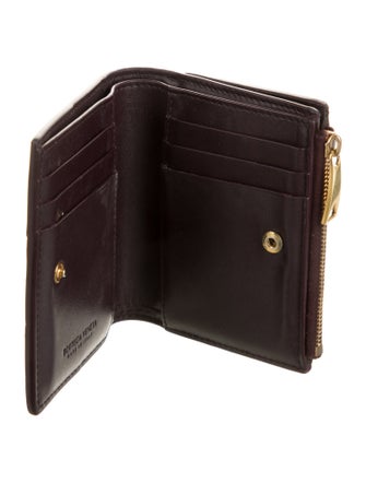 Bottega Veneta Intrecciato Weave Leather Wallet
