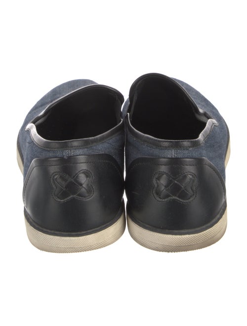 Bottega Veneta Intrecciato Weave Denim Sneakers