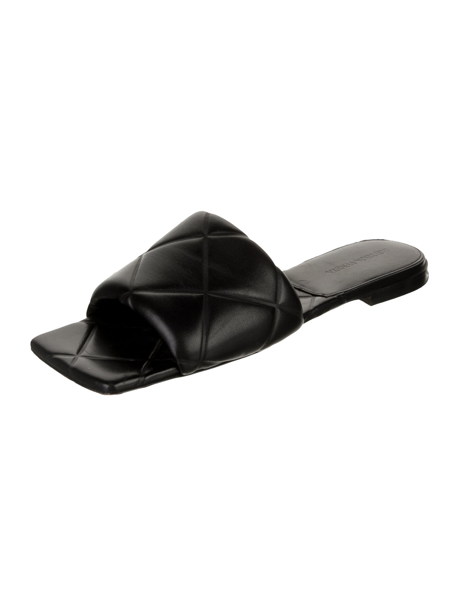 Bottega Veneta Leather Slides